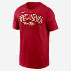 Texas Rangers City Connect Wordmark Men's Nike MLB T-Shirt - Red