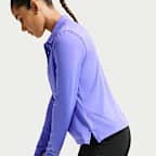 Nike Golf Club Women's Dri-FIT UV Long-Sleeve Golf Polo