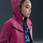 Nike Sportswear Tech Fleece Girls' Full-Zip Hoodie
