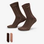 Nike Everyday Plus Women's Lightweight Crew Socks (2-Pair) - Multi-Colour