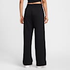 Pants de entrenamiento de French Terry de tiro alto y de pierna ancha para mujer Nike Sportswear Phoenix Fleece