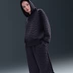 Nike Sportswear Phoenix Fleece weiter Hoodie aus Jacquard-Material (Damen)