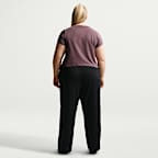 Pantalones de dobladillo abierto ligeros de tiro medio para mujer Nike Sportswear Chill Knit (talla grande)