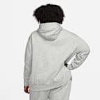 Sudadera con gorro con cierre completo oversized para mujer Nike Sportswear Phoenix Fleece (talla grande)