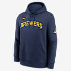 Sal Frelick Milwaukee Brewers 2026 World Series Champions Men's Nike MLB Pullover Hoodie - Navy