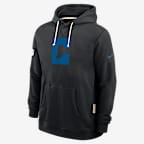 Indianapolis Colts Alt 2 Tight Coverage Sideline Men's Nike Dri-FIT NFL Pullover Hoodie - Black