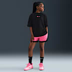 エイジャ ウィルソン ジュニア (ガールズ) オーバーサイズド Tシャツ