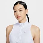 Nike Sportswear Chill Terry Women's Slim Cropped 1/2-Zip French Terry Tank Top