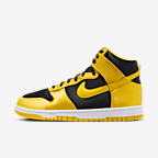 Nike Dunk High Women's Shoes - Black/White/Varsity Maize