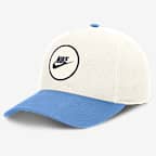 North Carolina Rise Men's Nike Dri-FIT College A-Frame Adjustable Hat - White