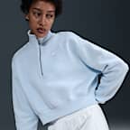 Nike Sportswear Phoenix Fleece Women's 1/2-Zip Cropped Sweatshirt
