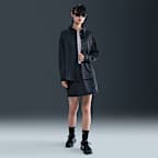 Nike Sportswear Women's Oversized Jacquard Striped Button-Down Shirt