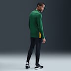 Träningströja för rugby Springboks Nike med kvartslång dragkedja för män