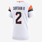 Jersey de fútbol americano Nike de la NFL Game para mujer Patrick Surtain II Denver Broncos