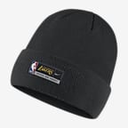 Los Angeles Lakers Nike NBA Cuffed Beanie - Black