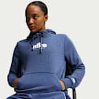 Sudadera con gorro sin cierre con estampado para mujer Nike Sportswear Club Fleece