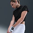 Polo de golf de manga corta para mujer Nike