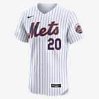 Pete Alonso New York Mets Men's Nike Dri-FIT ADV MLB Elite Jersey - White