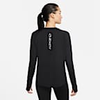 เสื้อวิ่งแขนยาวผู้หญิง Nike Dri-FIT Icon Clash