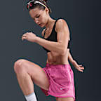 Shorts de correr Dri-FIT de tiro medio con forro de ropa interior para mujer Nike Tempo