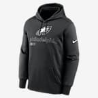 Philadelphia Eagles Men’s Nike Therma NFL Pullover Hoodie - Black