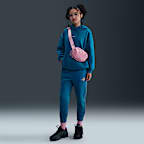 Sudadera oversized con gorro para niña talla grande Nike Sportswear Club Fleece