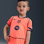 F.C. Barcelona 2025/26 Stadium Third Younger Kids' Nike Dri-FIT Total 90 Football 3-Piece Kit