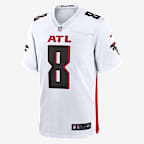 Jersey Nike de la NFL Game para hombre Kyle Pitts Sr. Atlanta Falcons - Blanco