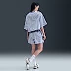 Nike Sportswear Chill Poplin Women's Mid-Rise Loose Striped Shorts