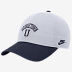 Georgetown Nike College Campus Cap - White