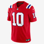 Drake Maye New England Patriots Men's Nike Dri-FIT NFL Limited Jersey - Red