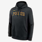 San Diego Padres Club Men's Nike MLB Pullover Hoodie - Black