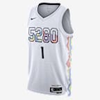 Jersey Nike Dri-FIT de la NBA Swingman para hombre Michael Porter Jr. Denver Nuggets 2024/25 City Edition - Blanco