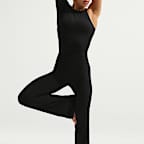 Nike Zenvy Women's High-Waisted Flared Leggings with No Front Seam