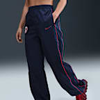 Paris Saint-Germain Windrunner Nike Football Hose mit hohem Bund und offenem Saum (Damen)