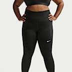 Leggings de tiro alto de 7/8 con bolsillos para mujer (talla grande) Nike One