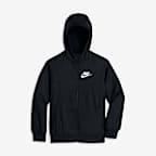 Chamarra holgada hasta la cadera con gorro para niño talla grande Nike Sportswear Windrunner