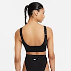 Prenda para la parte superior de Midkini de cuello redondo para mujer Nike Essential