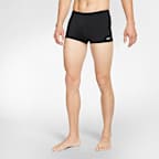 Nike Poly Solid Men's Square-Leg Swimming Briefs