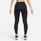 เลกกิ้งเอวปานกลางมีกระเป๋าผู้หญิง Nike One Luxe