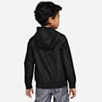Nike Sportswear Windrunner Jacke mit durchgehendem Reißverschluss für jüngere Kinder