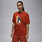 Jordan Women's Collage T-Shirt. Nike AT