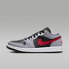 Cement Grey/Black/White/Fire Red