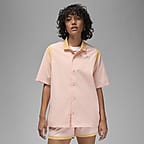 Jordan button down jersey sales