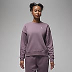 Jordan Brooklyn Fleece Women's Crew-Neck Sweatshirt. Nike LU