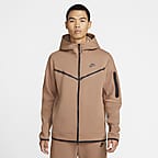 brown tech fleece