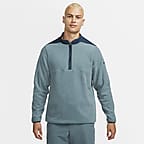 nike men's therma half zip golf shirt