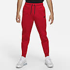 red joggers mens nike