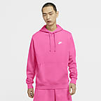 nike sportswear club fleece pink