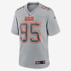 Nike Youth Cleveland Browns Nick Chubb #24 Atmosphere Grey Game